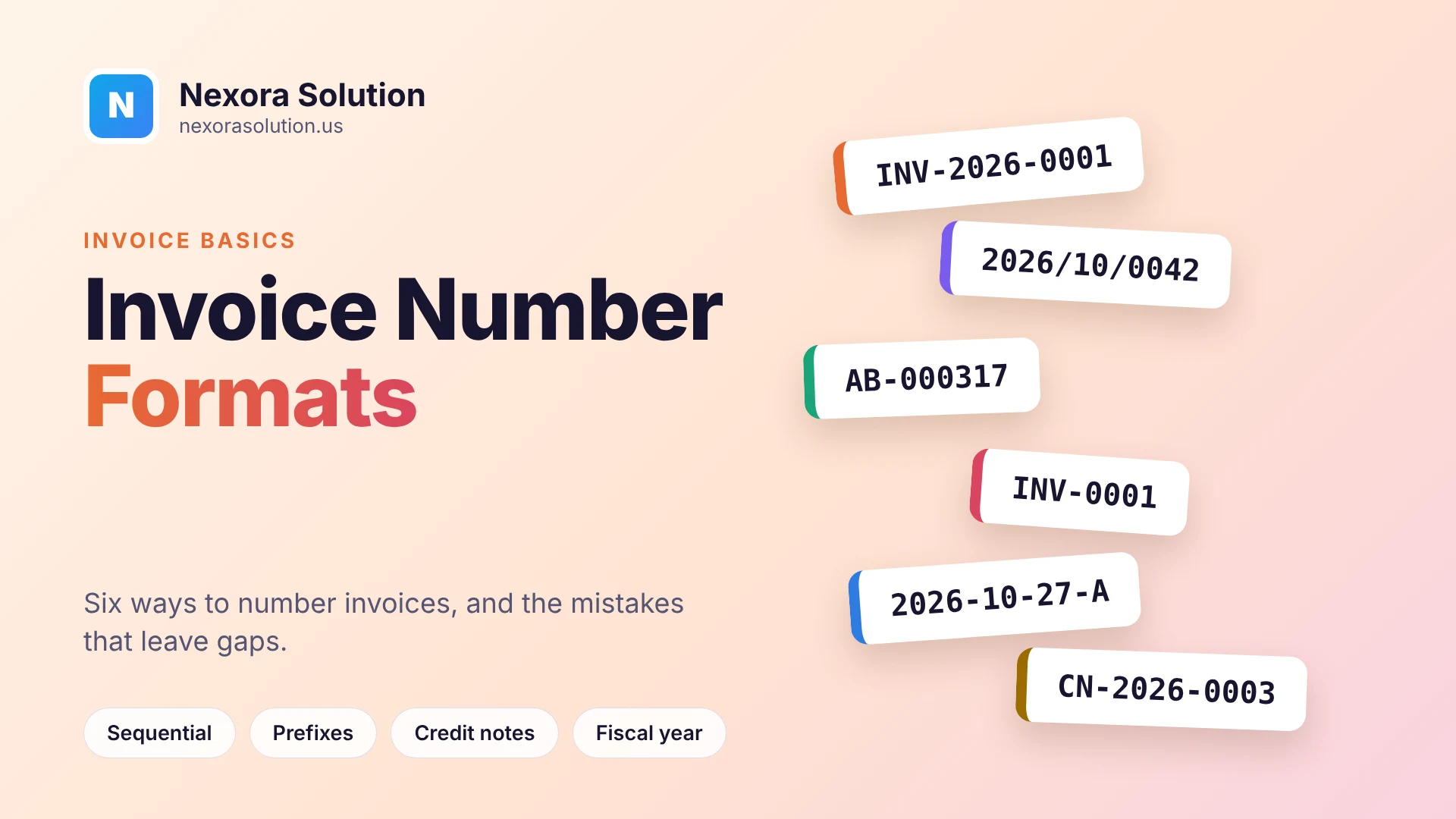 Invoice Number Format: Examples and How to Number Invoices